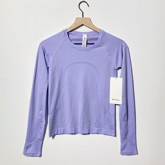 lululemon athletica Tops - Lululemon Swiftly Tech Long Sleeve 2.0 Race Lilac Smoke